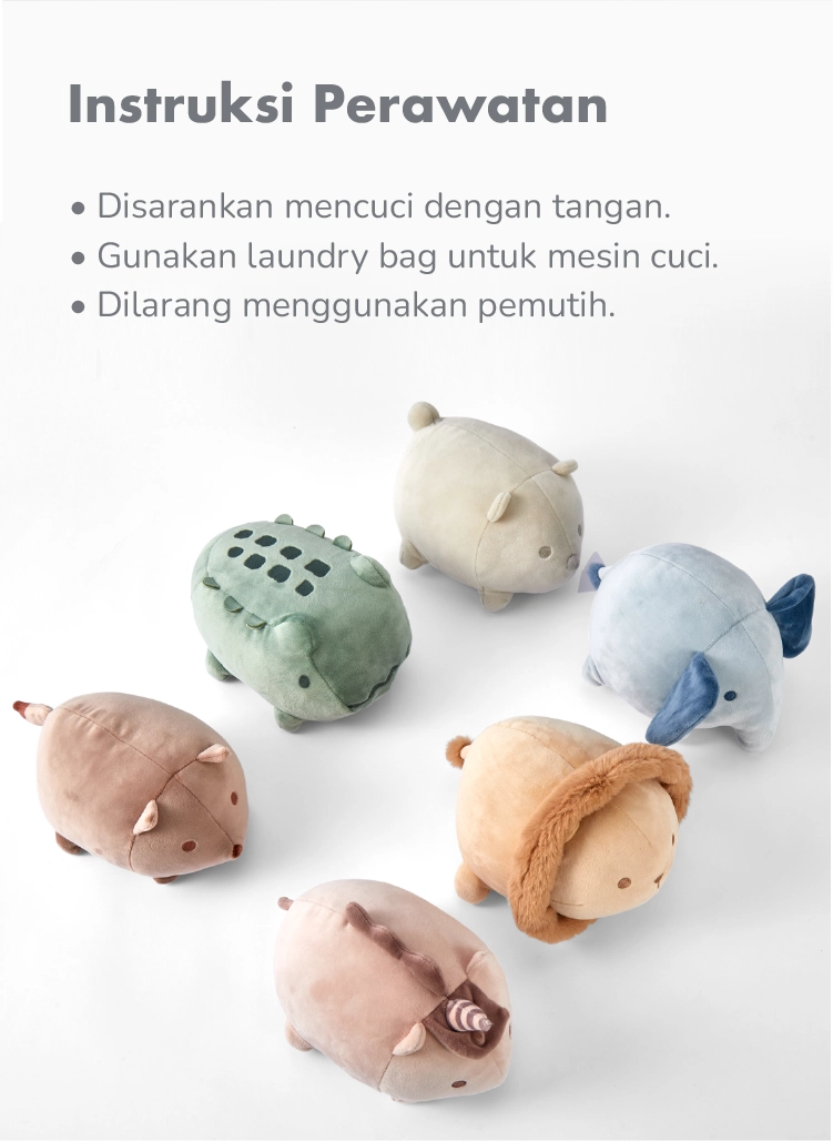 mugu Stuffed Doll Set - Boneka Anak Imut description image