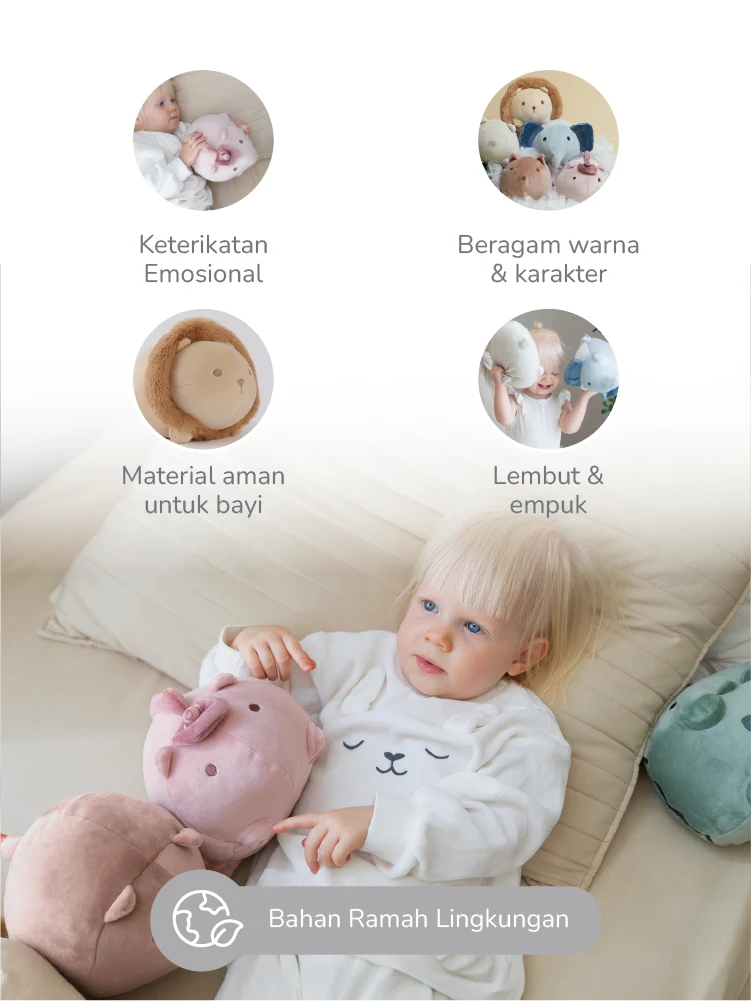 mugu Stuffed Doll Set - Boneka Anak Imut description image