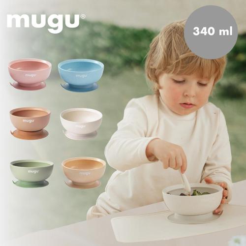 mugu wheat straw antispill suction bowl (340 ml) - Mangkok Tempat Makan Bayi image