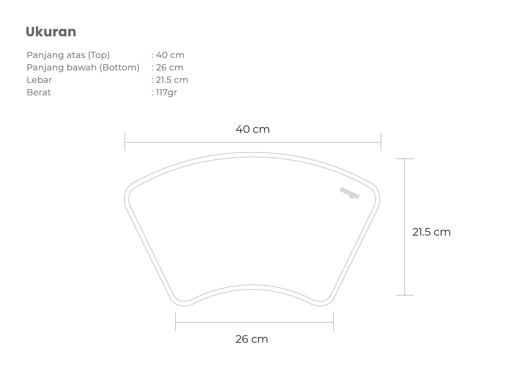 mugu silicone placemat - Tatakan Makan Bayi description image