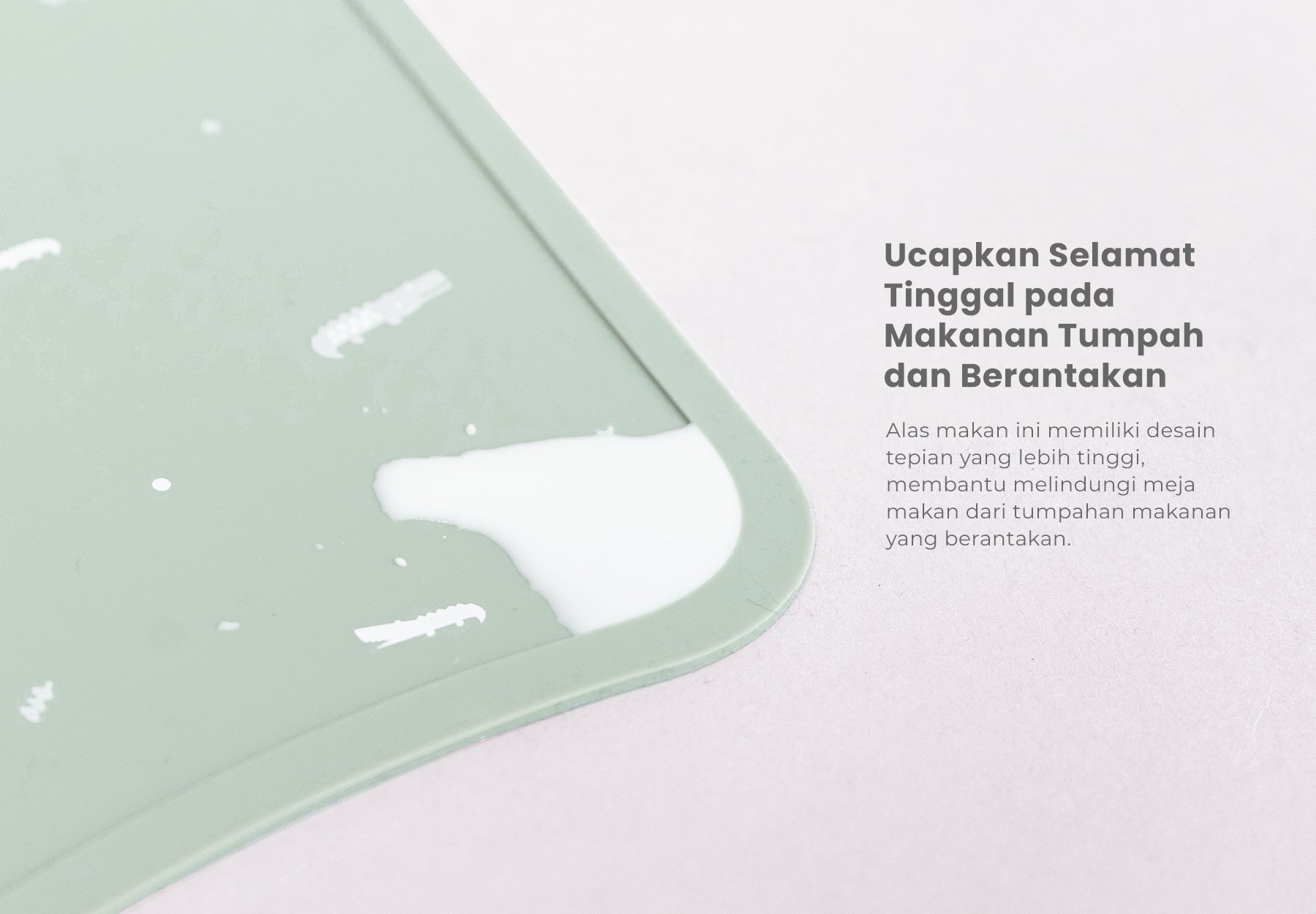 mugu silicone placemat - Tatakan Makan Bayi description image