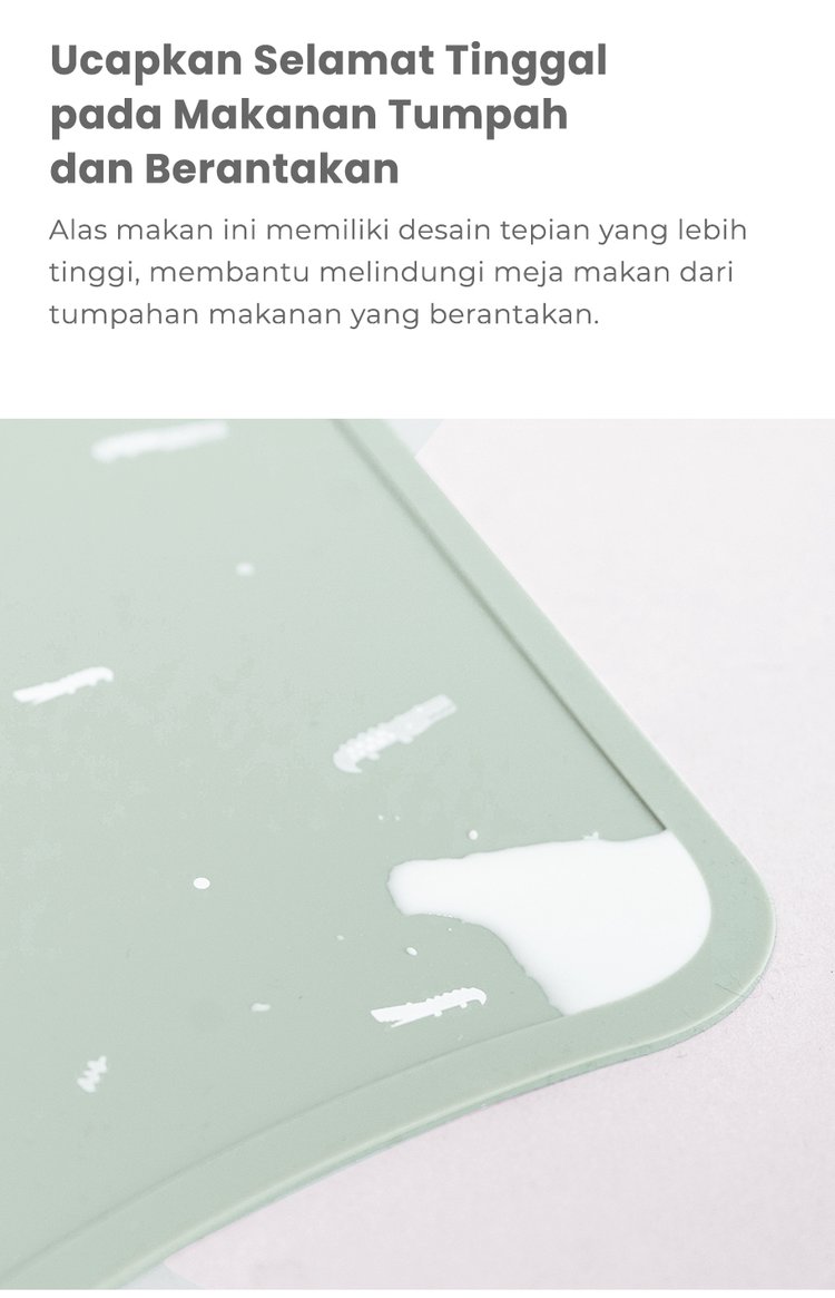 mugu silicone placemat - Tatakan Makan Bayi description image