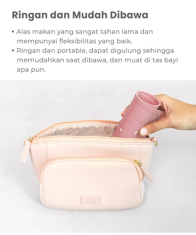 mugu silicone placemat - Tatakan Makan Bayi description image