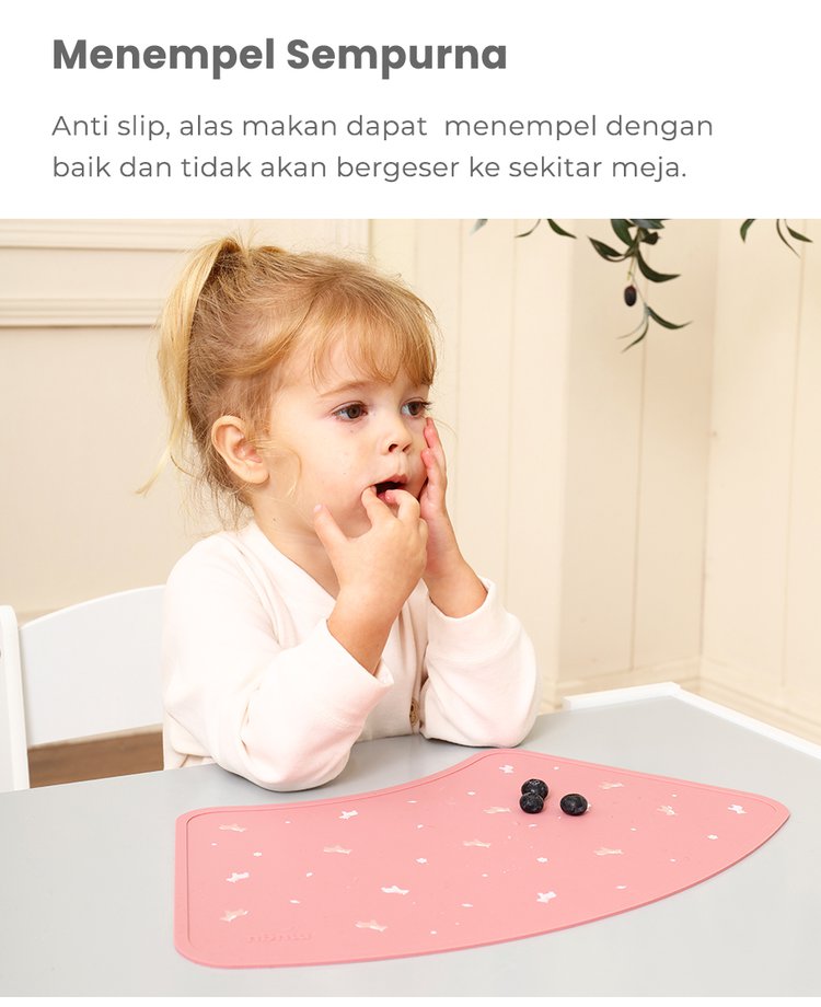 mugu silicone placemat - Tatakan Makan Bayi description image