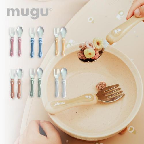 mugu toddler spoon & fork - Sendok & Garpu Bayi