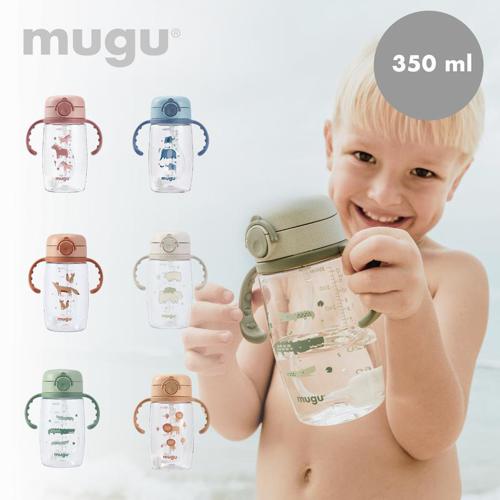 mugu wheat straw tritan training bottle (350ml) - Botol Minum Bayi/Anak