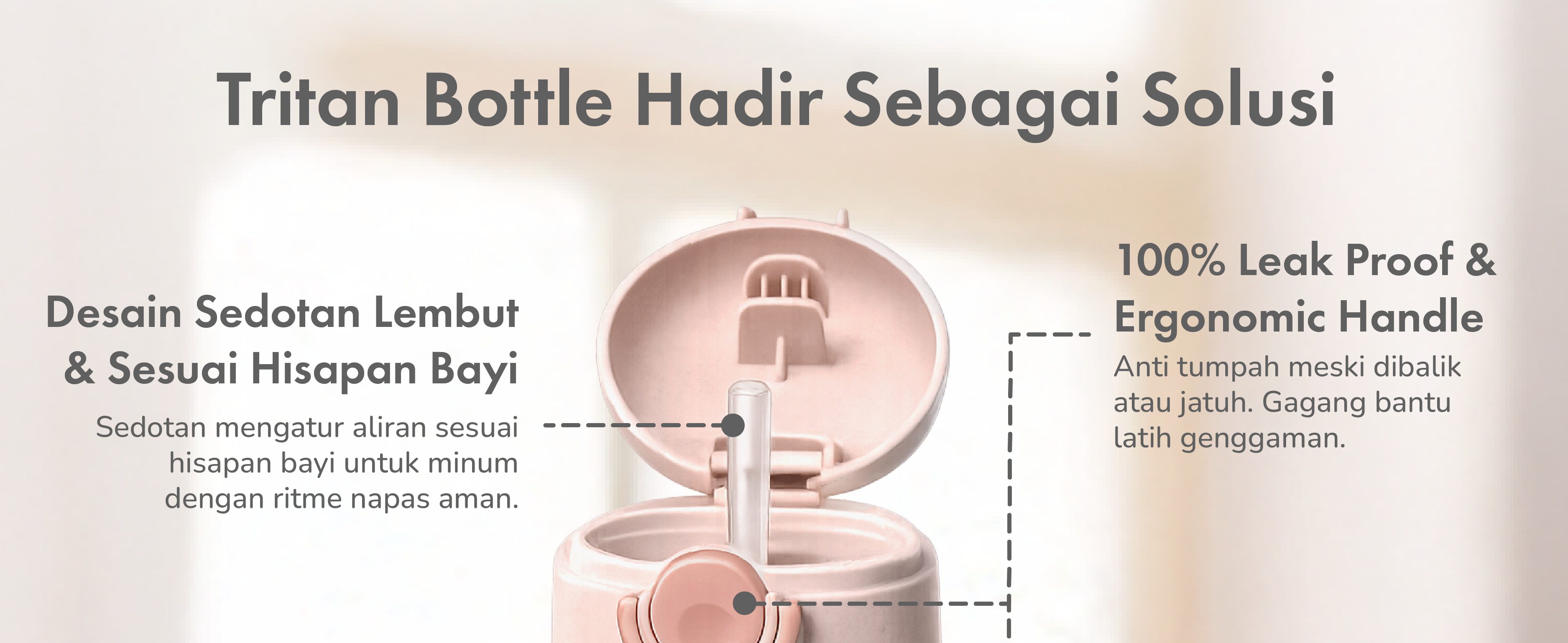 mugu wheat straw tritan training bottle 220ml description image