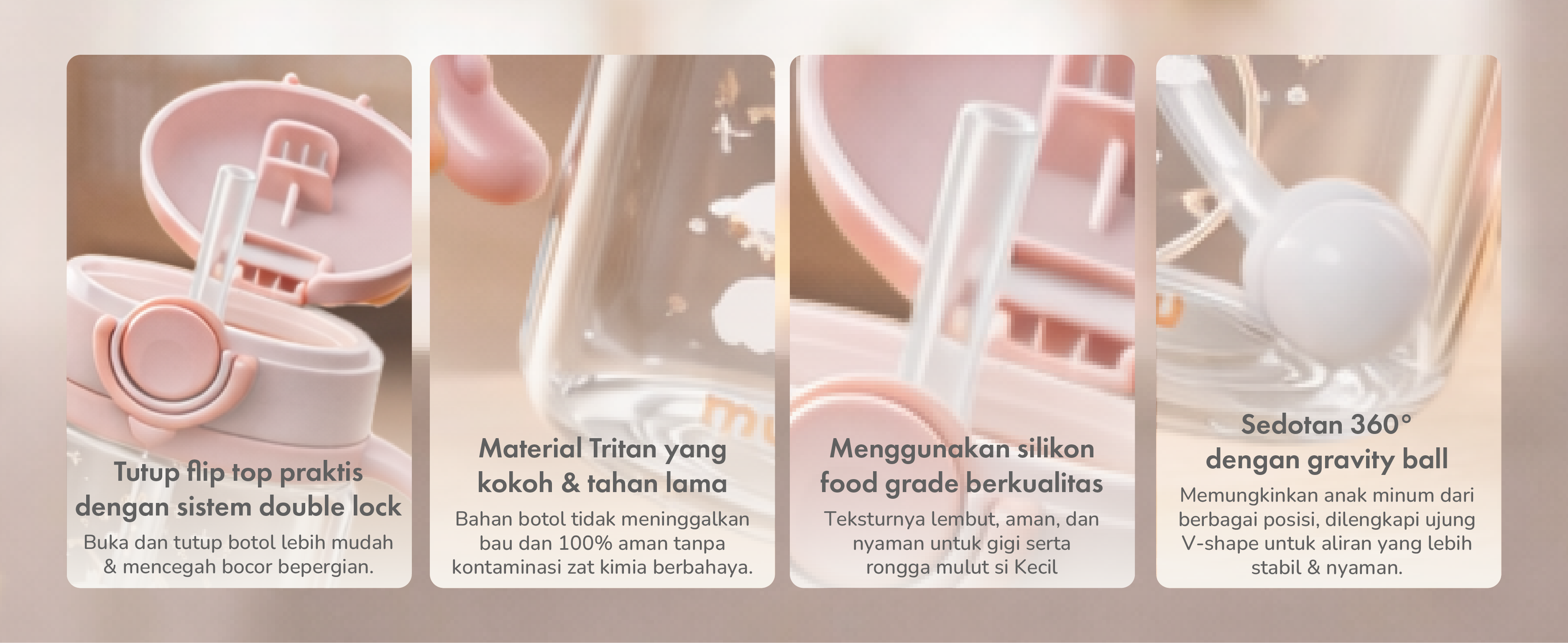 mugu wheat straw tritan training bottle 220ml description image