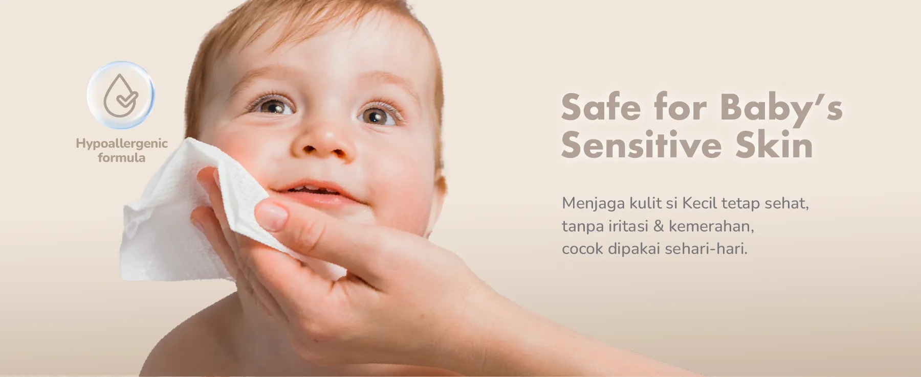 MOOIMOM x mugu Baby Wet Wipes with EDI Water - 80 Sheets description image