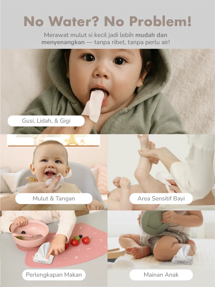 mugu multi purpose mini wipes - 8 sheets X 8 packs description image