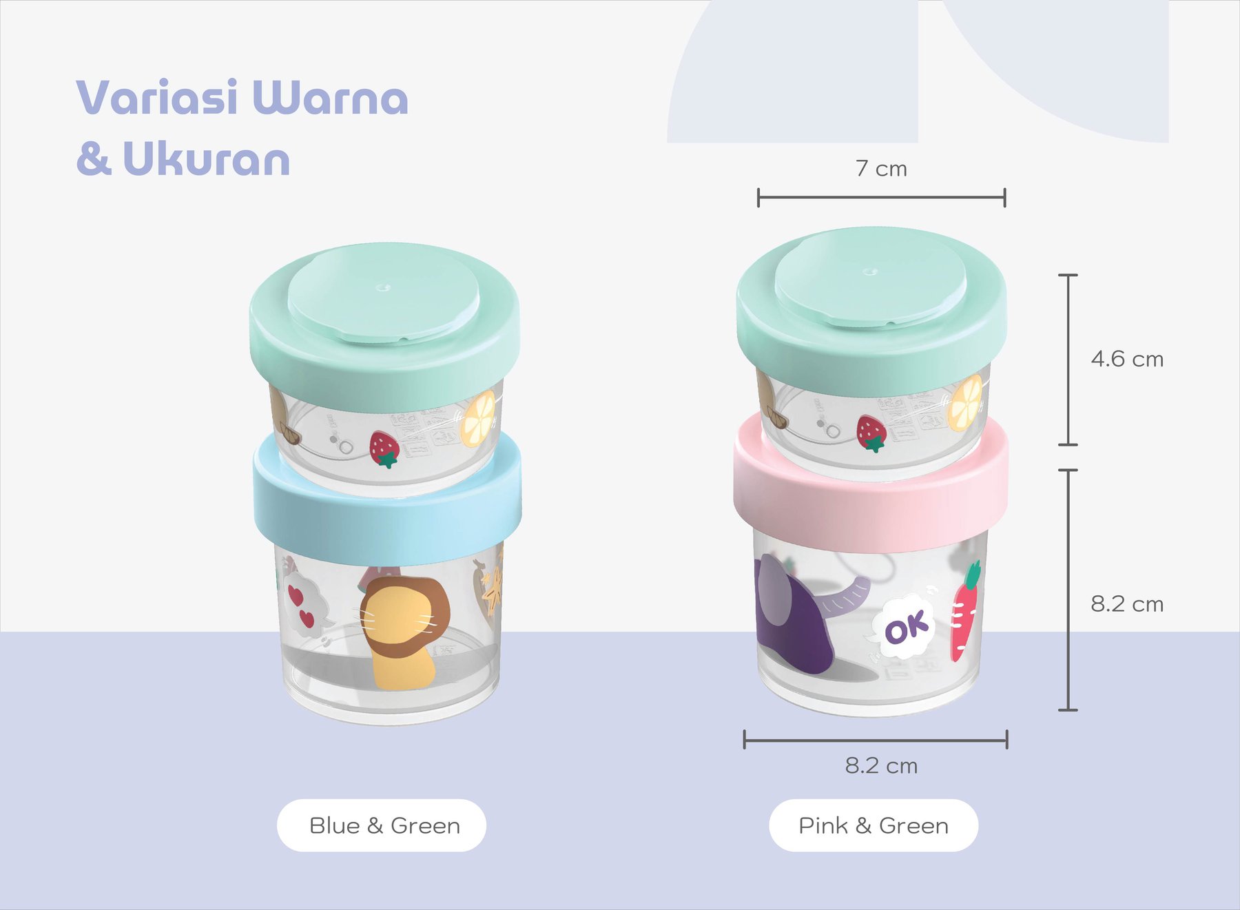 mooikind Kinder Fun Jar - Stoples Makan Bayi description image