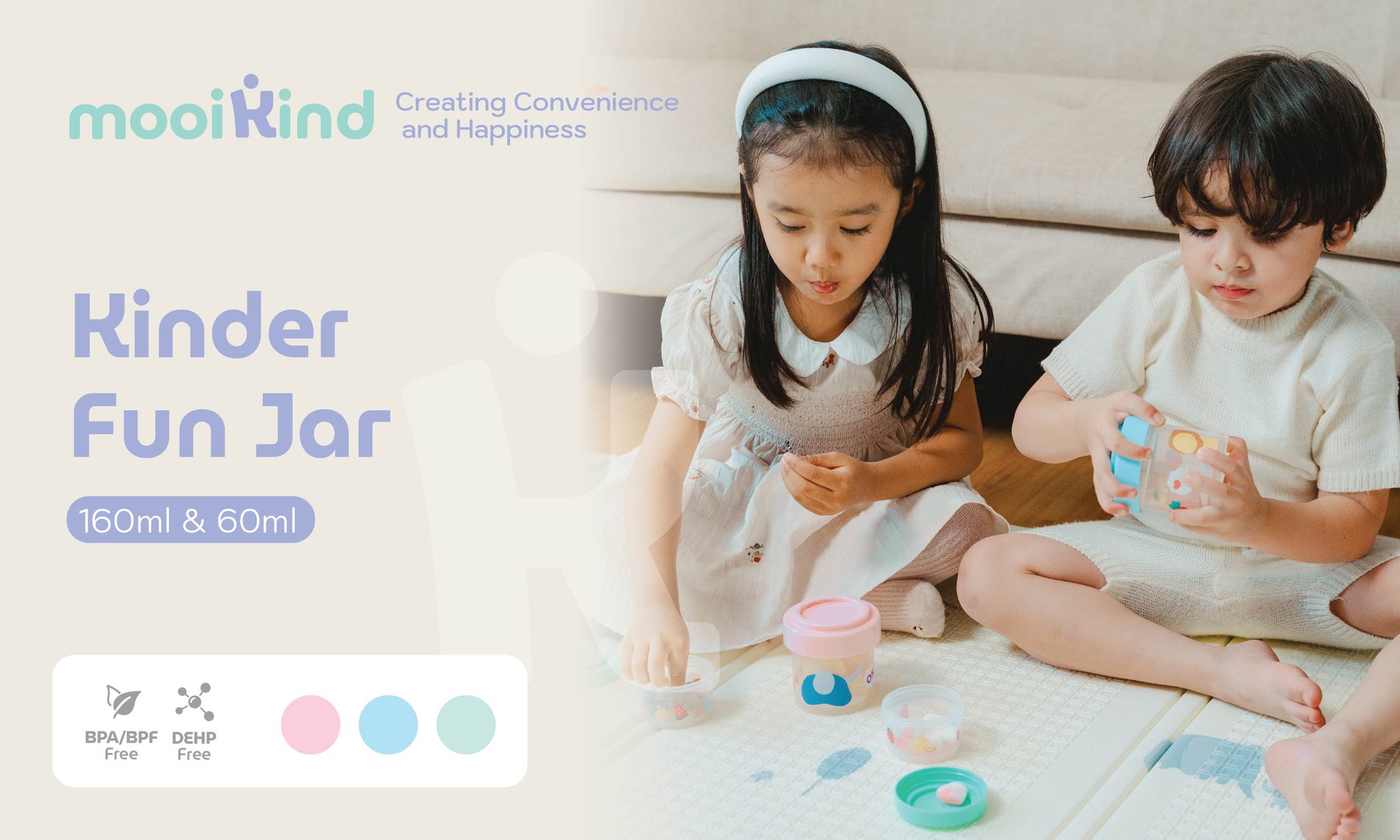 mooikind Kinder Fun Jar - Stoples Makan Bayi description image