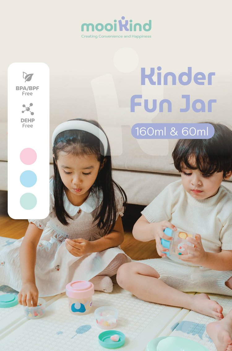 mooikind Kinder Fun Jar - Stoples Makan Bayi description image