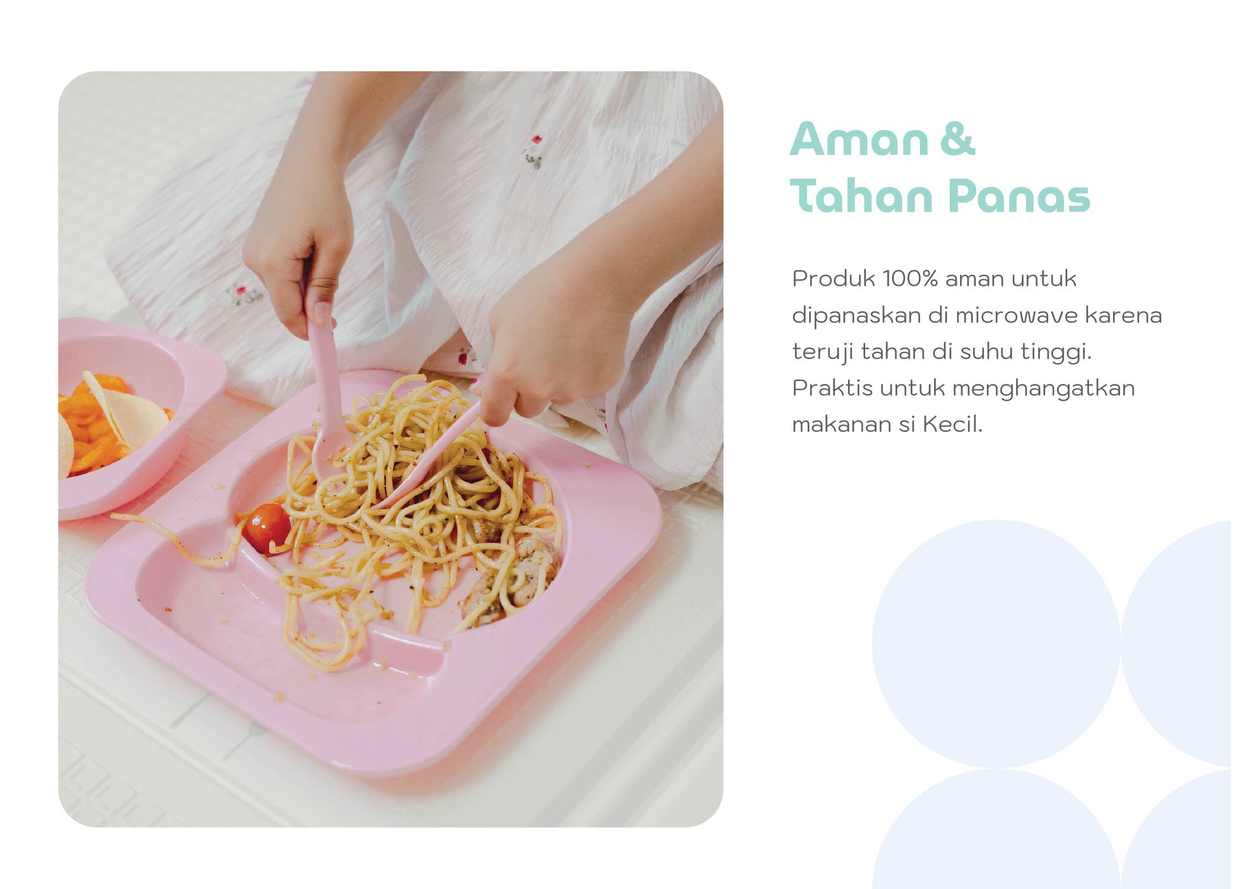 mooikind Kinder Meal Set - Tempat Makan Bayi description image