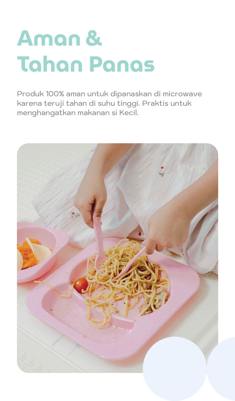 mooikind Kinder Meal Set - Tempat Makan Bayi description image