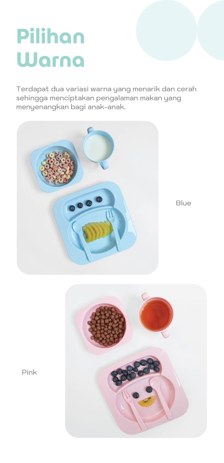 mooikind Kinder Meal Set - Tempat Makan Bayi description image