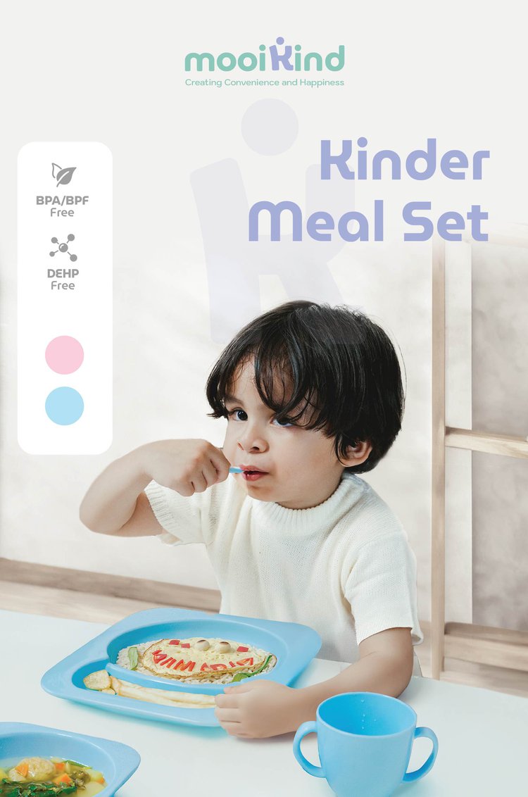 mooikind Kinder Meal Set - Tempat Makan Bayi description image