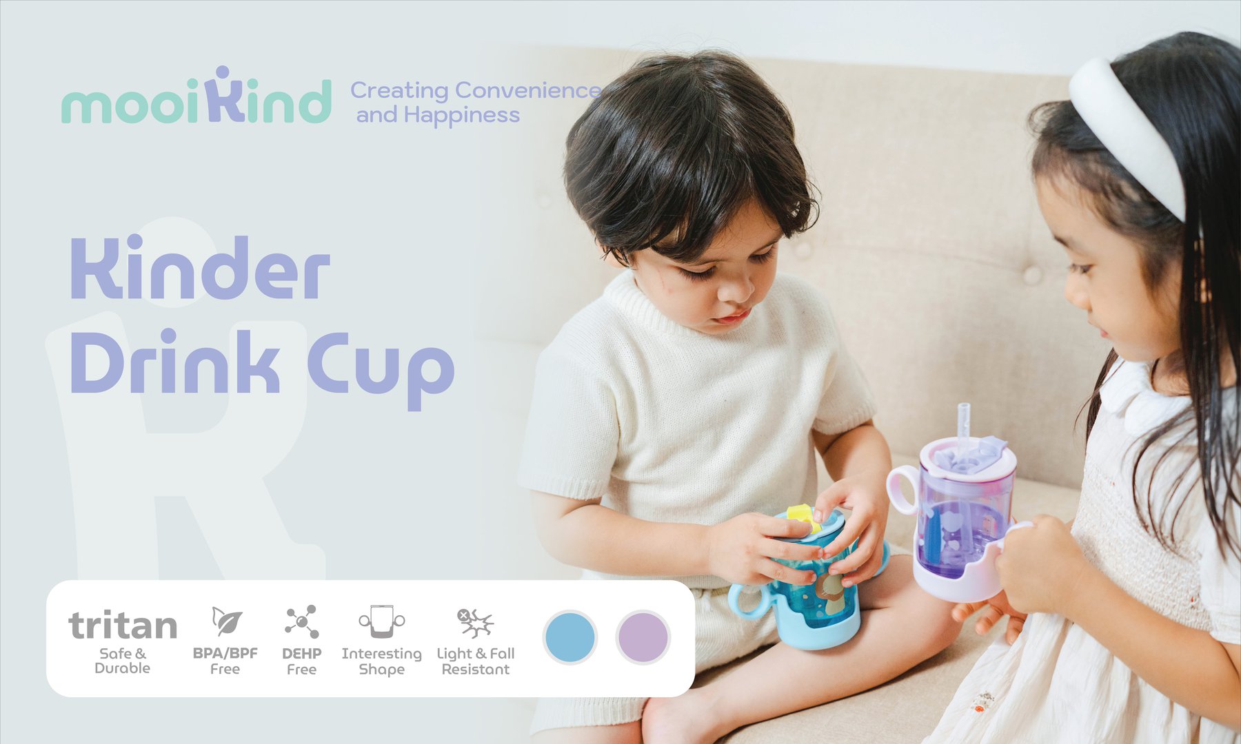 mooikind Kinder Drink Cup - Tempat Minum Bayi description image