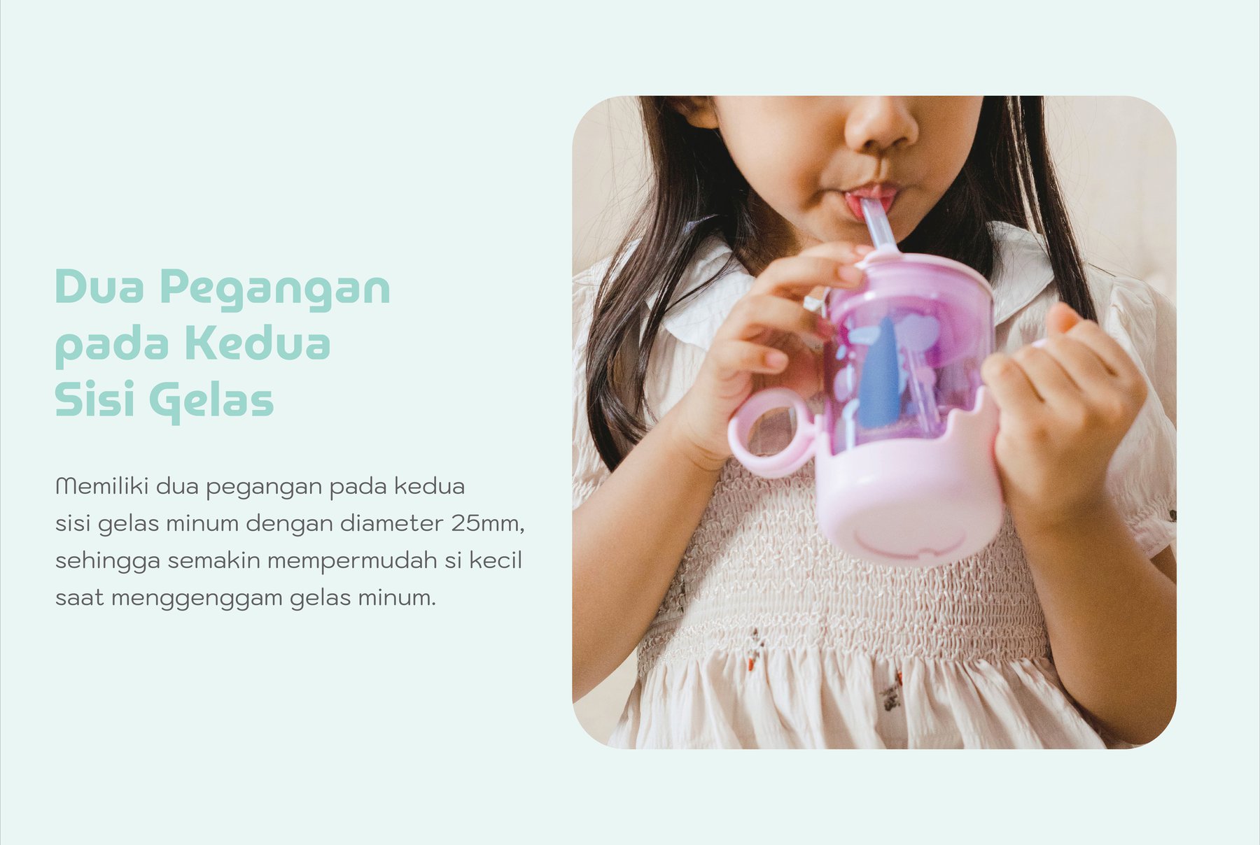 mooikind Kinder Drink Cup - Tempat Minum Bayi description image