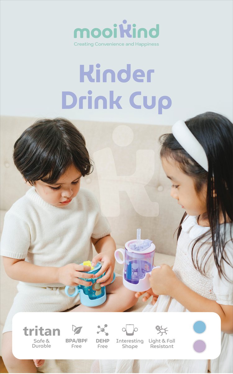 mooikind Kinder Drink Cup - Tempat Minum Bayi description image