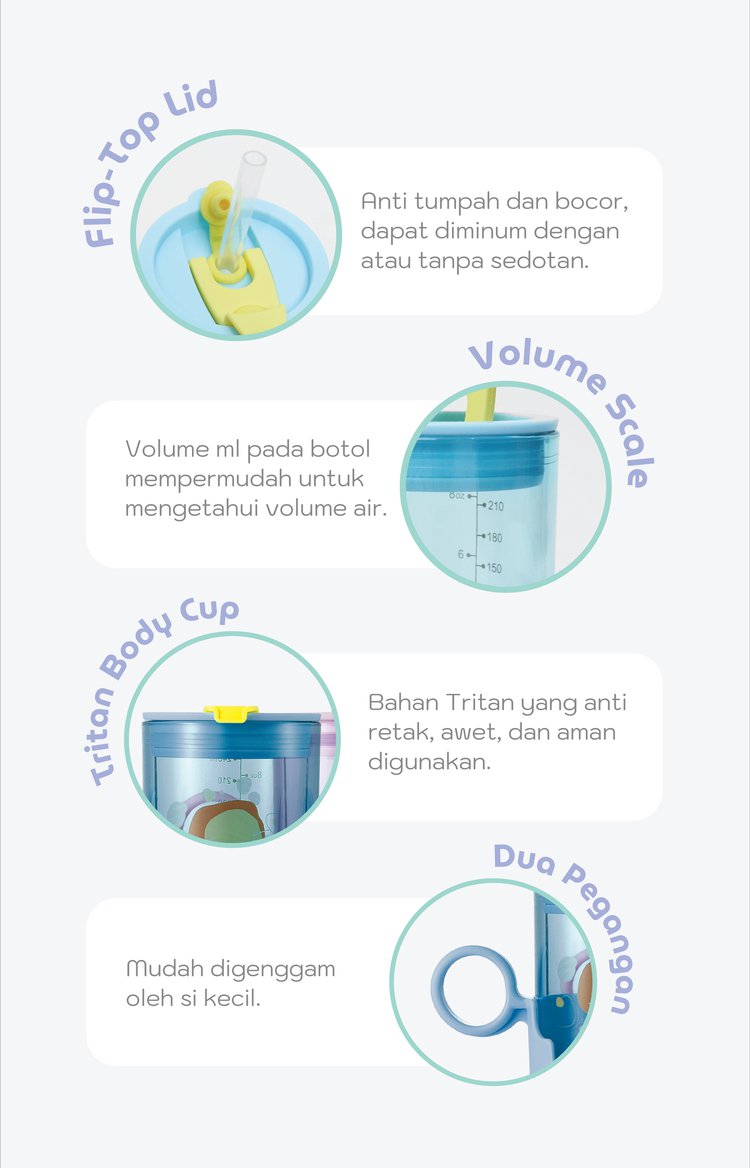 mooikind Kinder Drink Cup - Tempat Minum Bayi description image