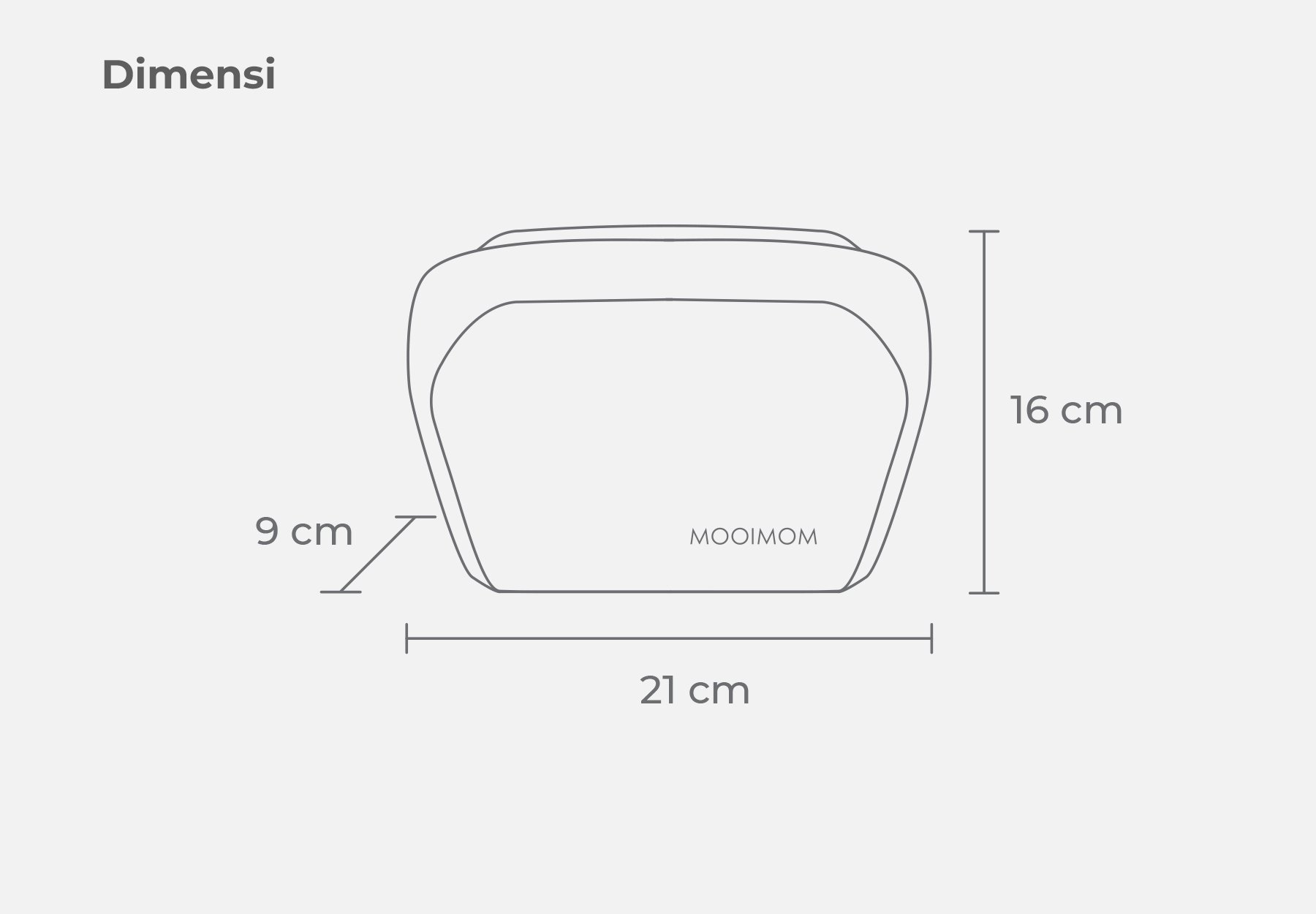 MOOIMOM Multipurpose Silicone Pouch description image