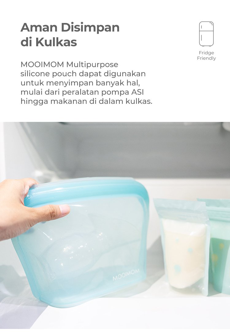 MOOIMOM Multipurpose Silicone Pouch description image