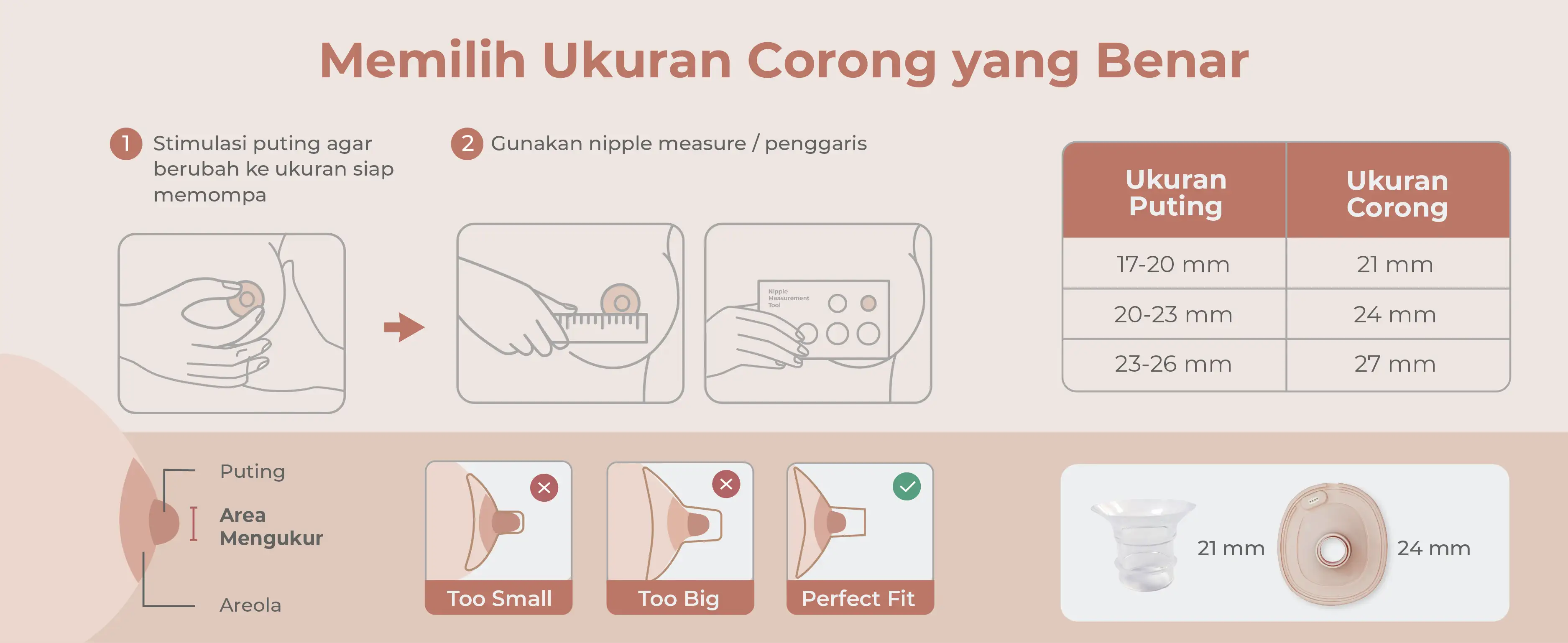 MOOIMOM X1 Ultra Smart Hands Free Electric Breast Pump (HeatRemedy 2 pieces) - Pompa ASI Elektrik Hands-Free description image