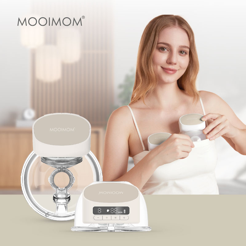 MOOIMOM Hands Free Electric Breast Pump M2 Pro 2 Pcs