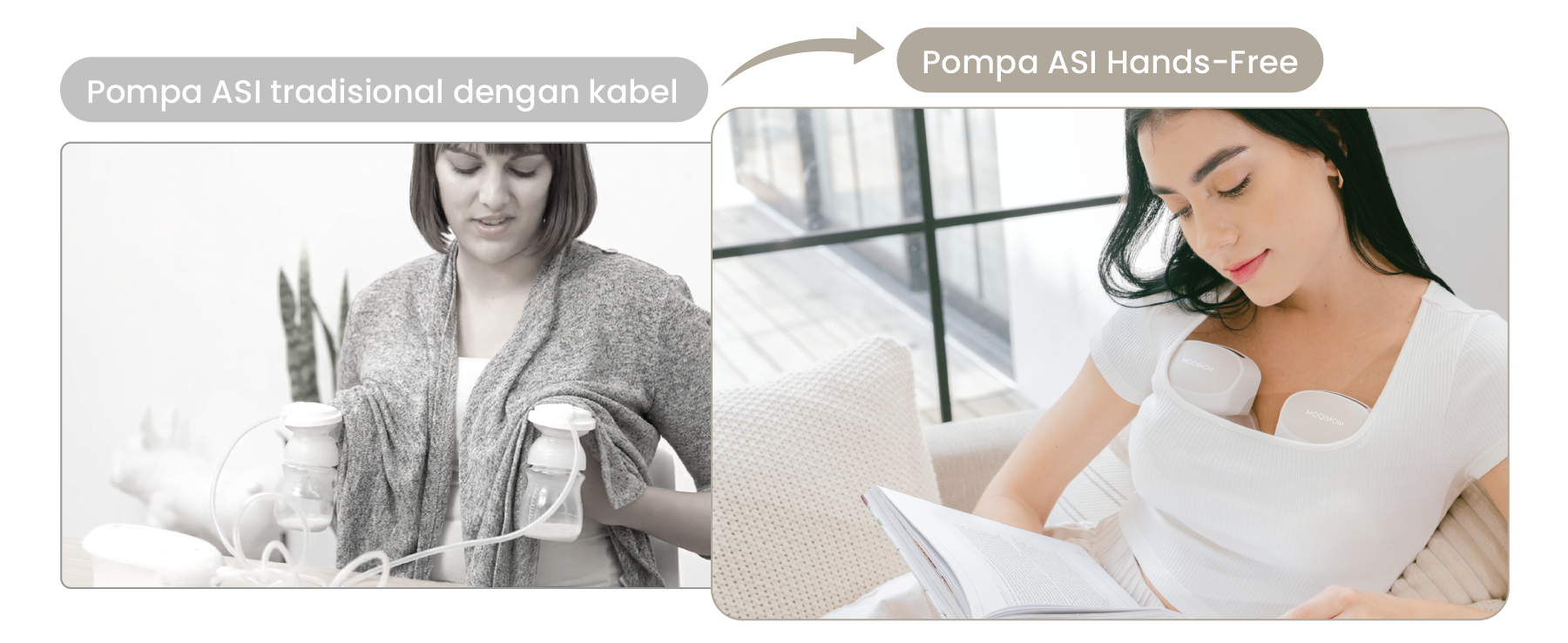 MOOIMOM Bundle Breastpump M2 Pro X Cooler Bag description image
