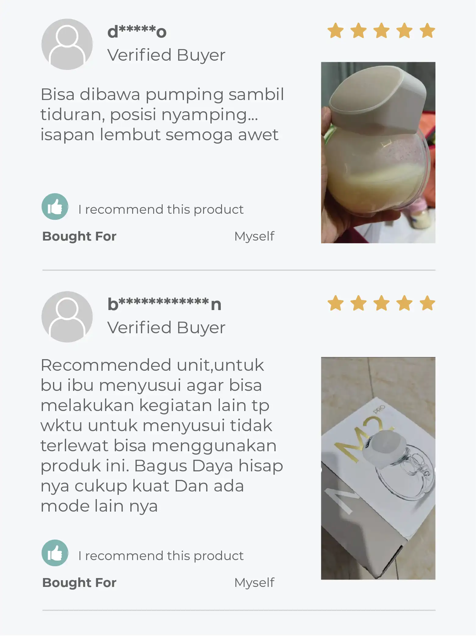 MOOIMOM Hands Free Electric Breast Pump M2 Pro description image