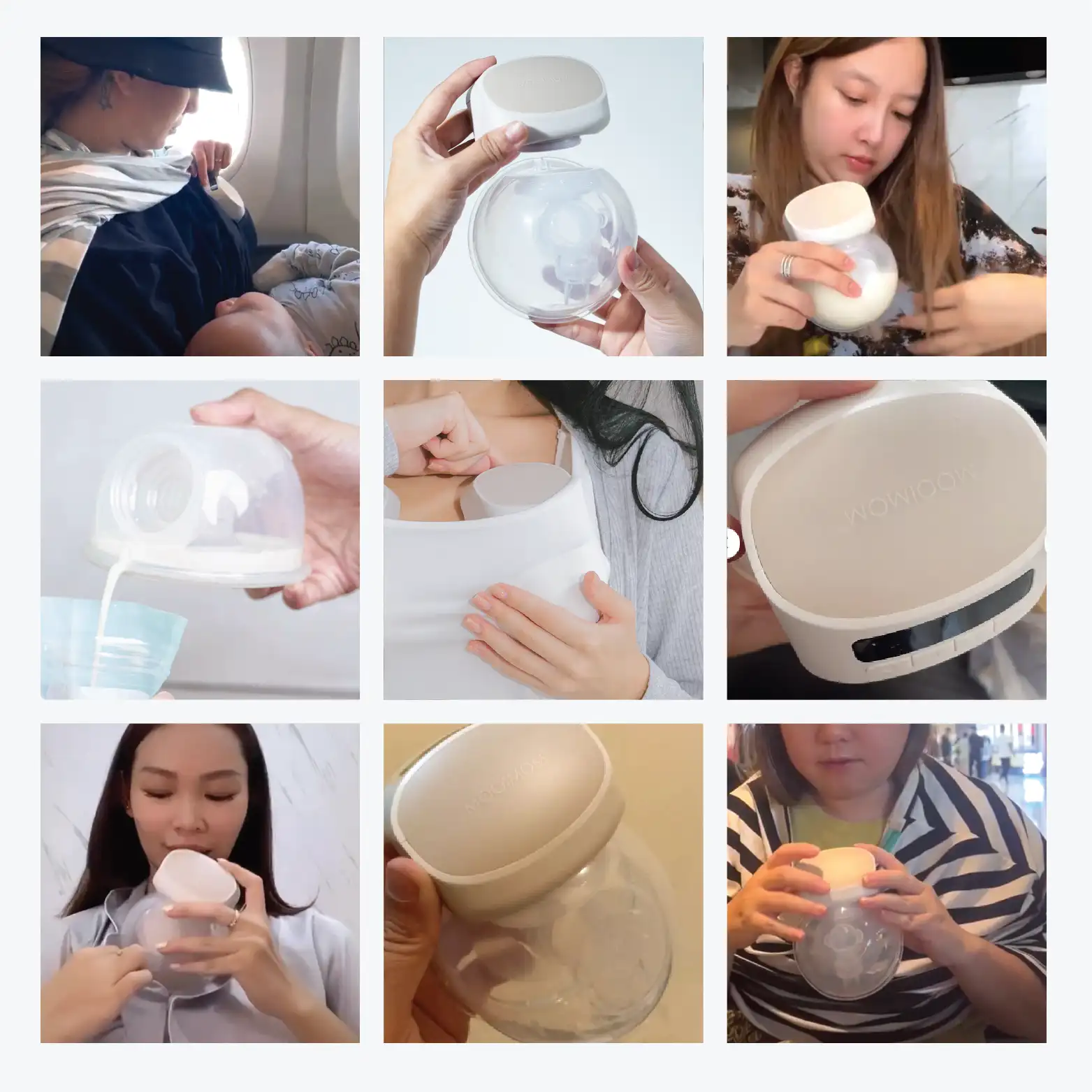MOOIMOM Hands Free Electric Breast Pump M2 Pro description image