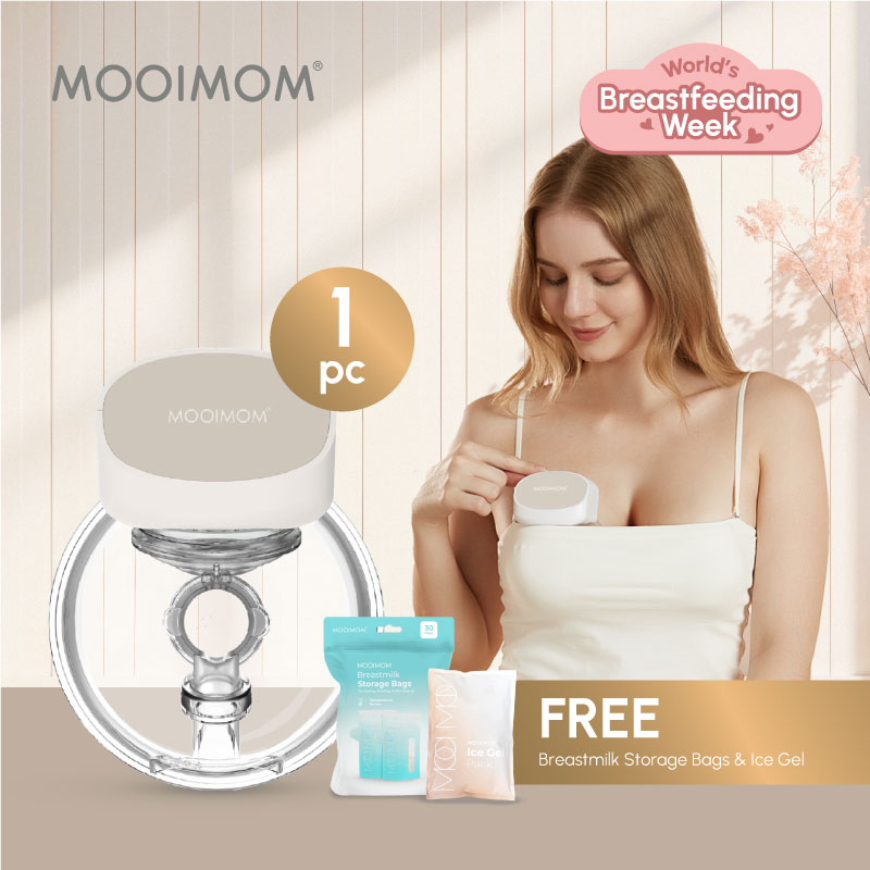 MOOIMOM Hands Free Electric Breast Pump M2 Pro