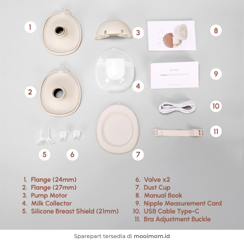 M3 Pro Air Flow Handsfree Electric Breast Pump - Foto 12
