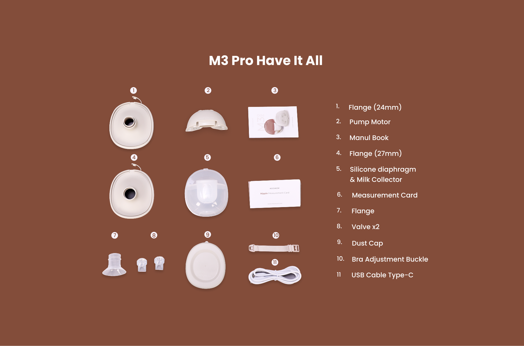 MOOIMOM M3 Pro Air Flow Handsfree Electric Breast Pump description image