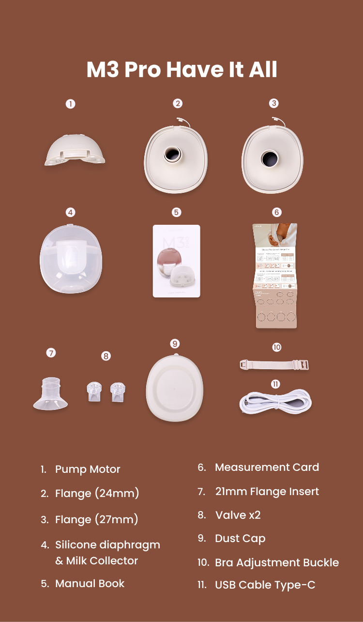MOOIMOM M3 Pro Air Flow Handsfree Electric Breast Pump description image