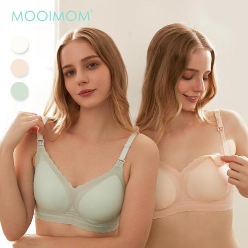 MOOIMOM Seamless Push Up Nursing Bra - Push Up Bra Menyusui Tanpa Jahitan