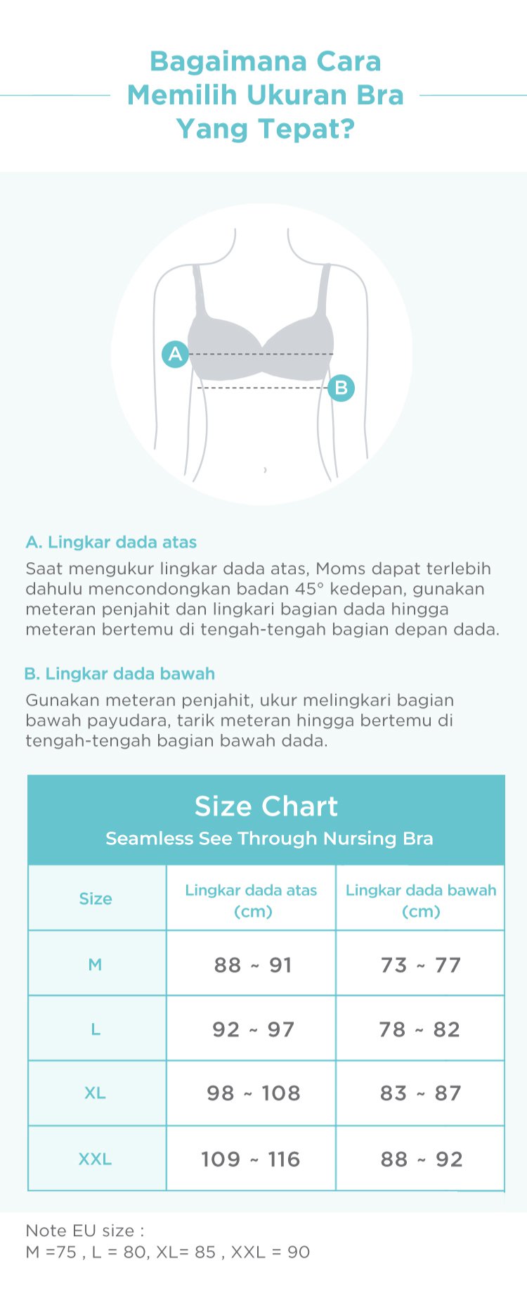 MOOIMOM Seamless See Through Nursing Bra - Bra Menyusui Stylish Tanpa Jahitan description image