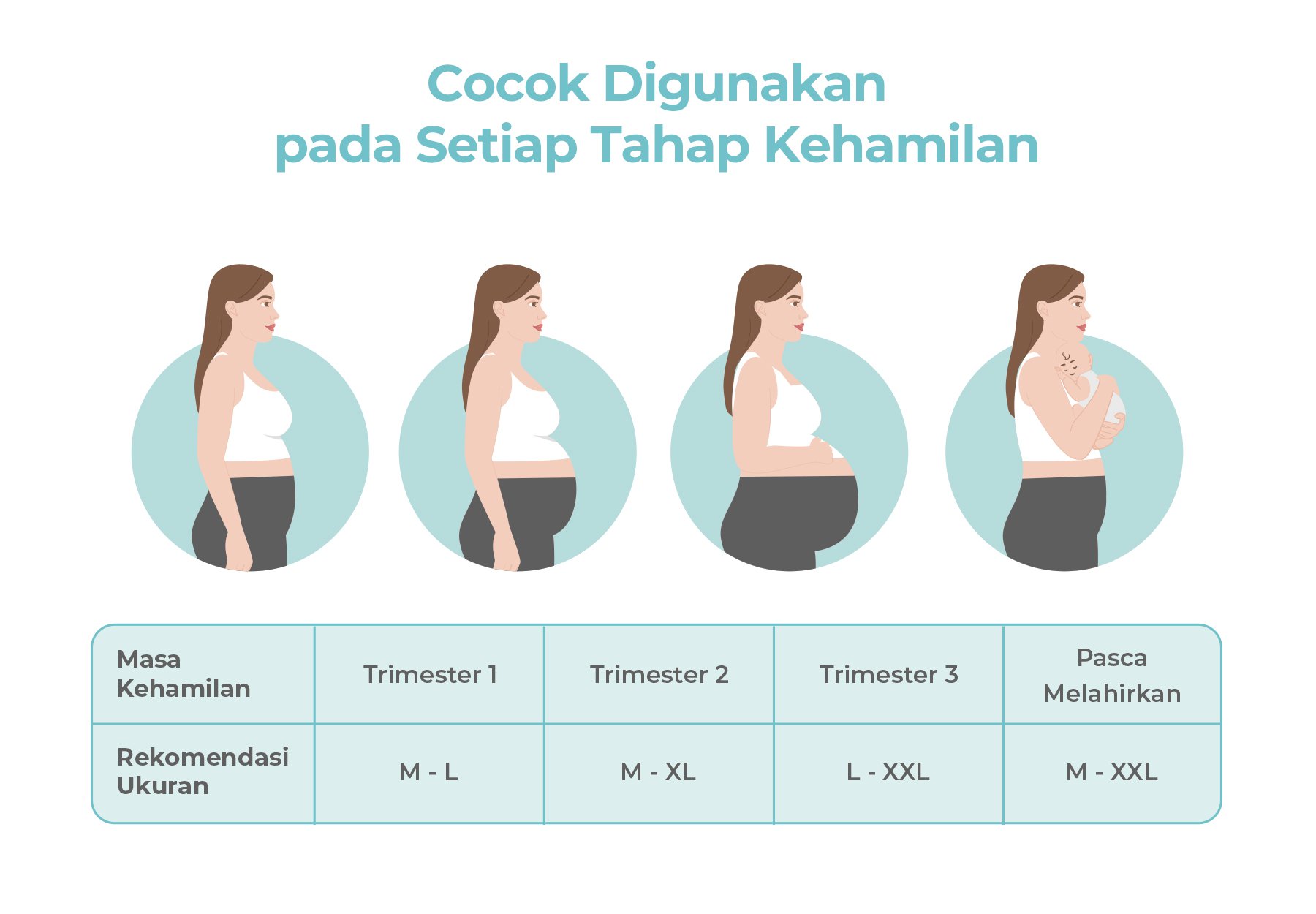 MOOIMOM Essential Belly Cover Maternity Legging (Long) - Legging Hamil Penutup Perut Esensial (Panjang) description image