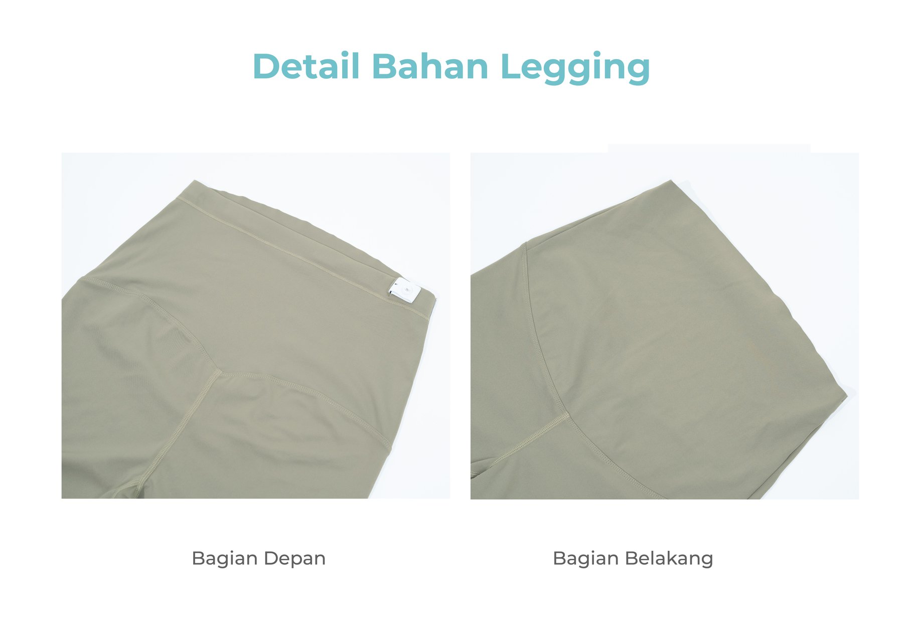 MOOIMOM Active Belly Cover Maternity Leggings (Short) - Legging Hamil Penutup Perut Aktif (Pendek) description image