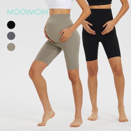 MOOIMOM Active Belly Cover Maternity Leggings (Short) - Legging Hamil Penutup Perut Aktif (Pendek) image