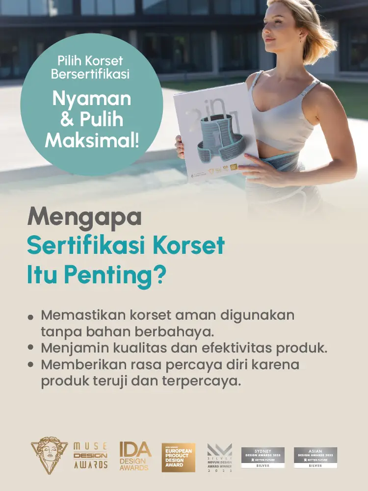 MOOIMOM Korset Hamil, Pasca-melahirkan, Caesar 2in1 Premium Bamboo Corset description image