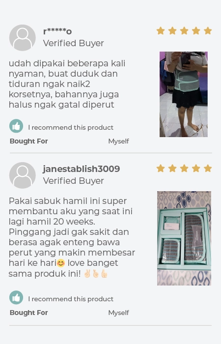 MOOIMOM Korset Hamil, Pasca-melahirkan, Caesar 2in1 Premium Bamboo Corset description image