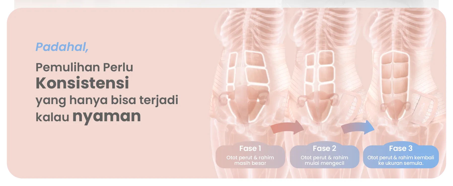 MOOIMOM CoolWeave Bamboo Postpartum Corset description image