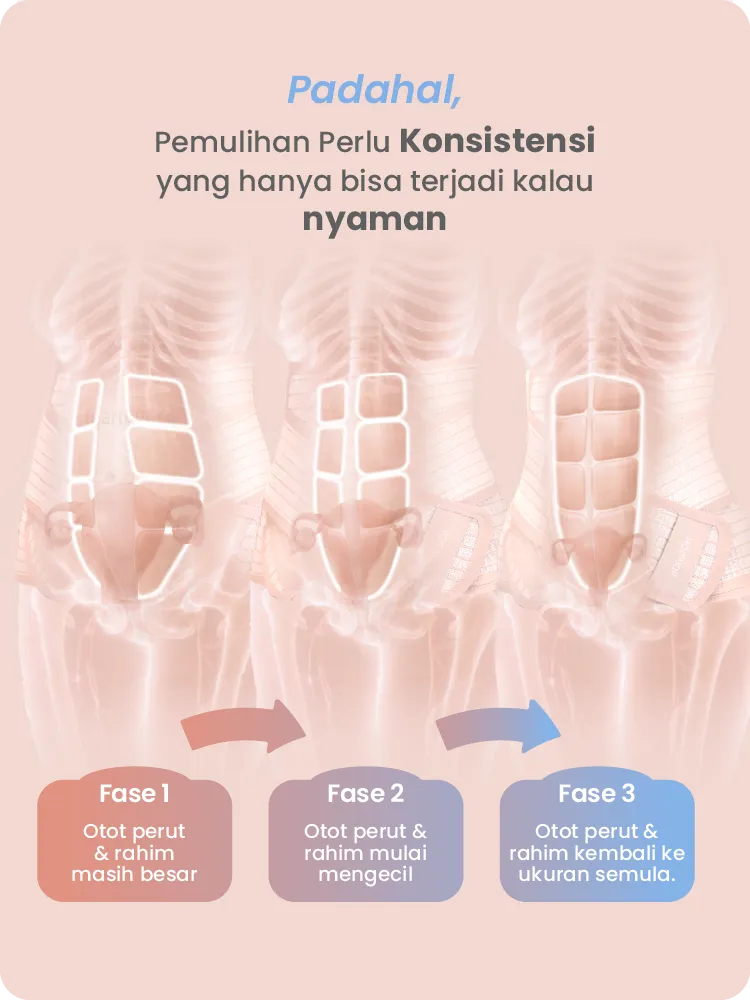 MOOIMOM CoolWeave Bamboo Postpartum Corset description image