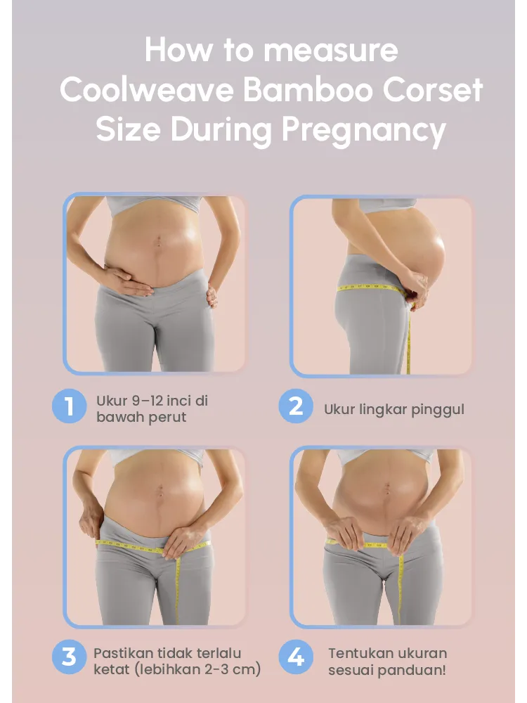 MOOIMOM CoolWeave Bamboo Postpartum Corset description image