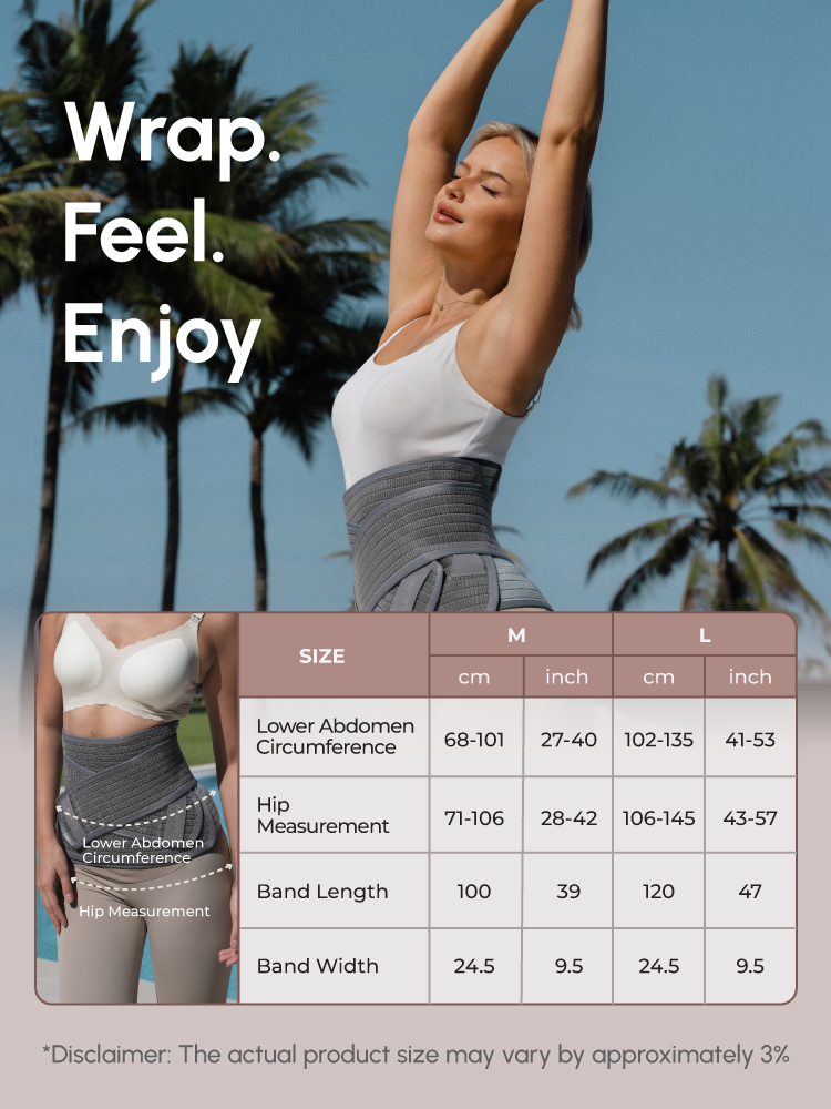 MOOIMOM CoolWeave Bamboo Postpartum Corset description image