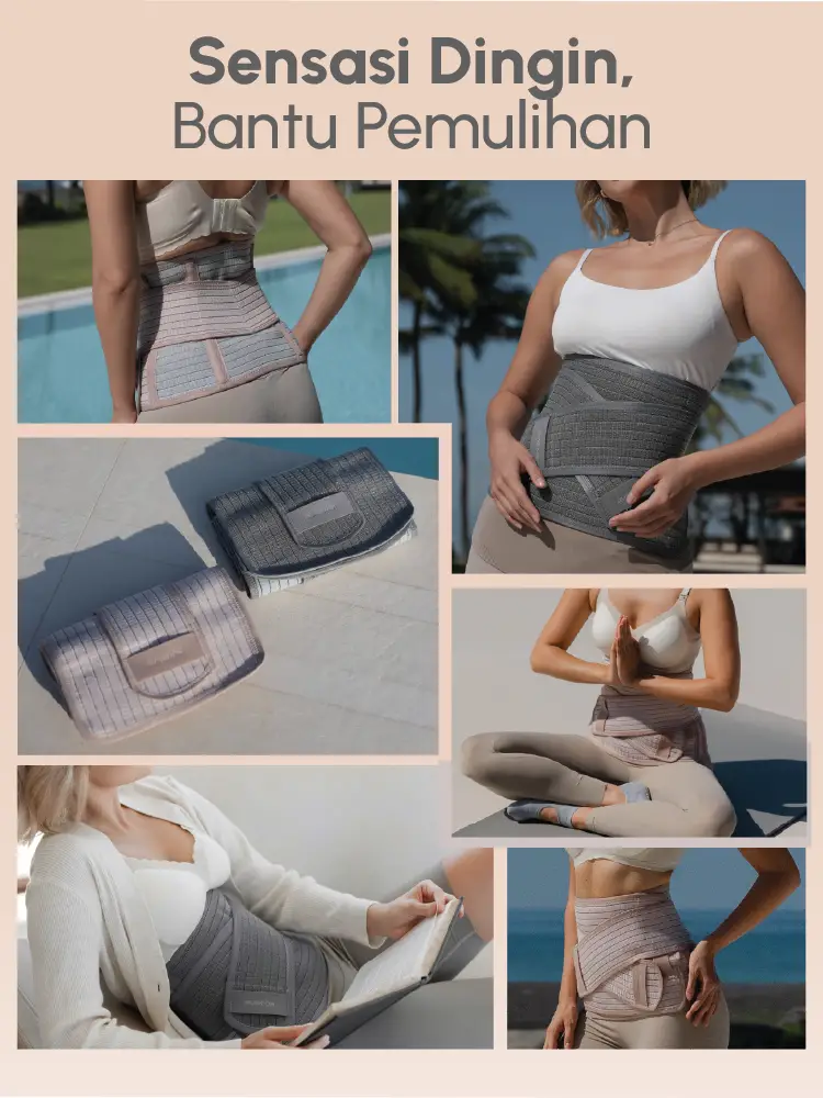 MOOIMOM CoolWeave Bamboo Postpartum Corset description image