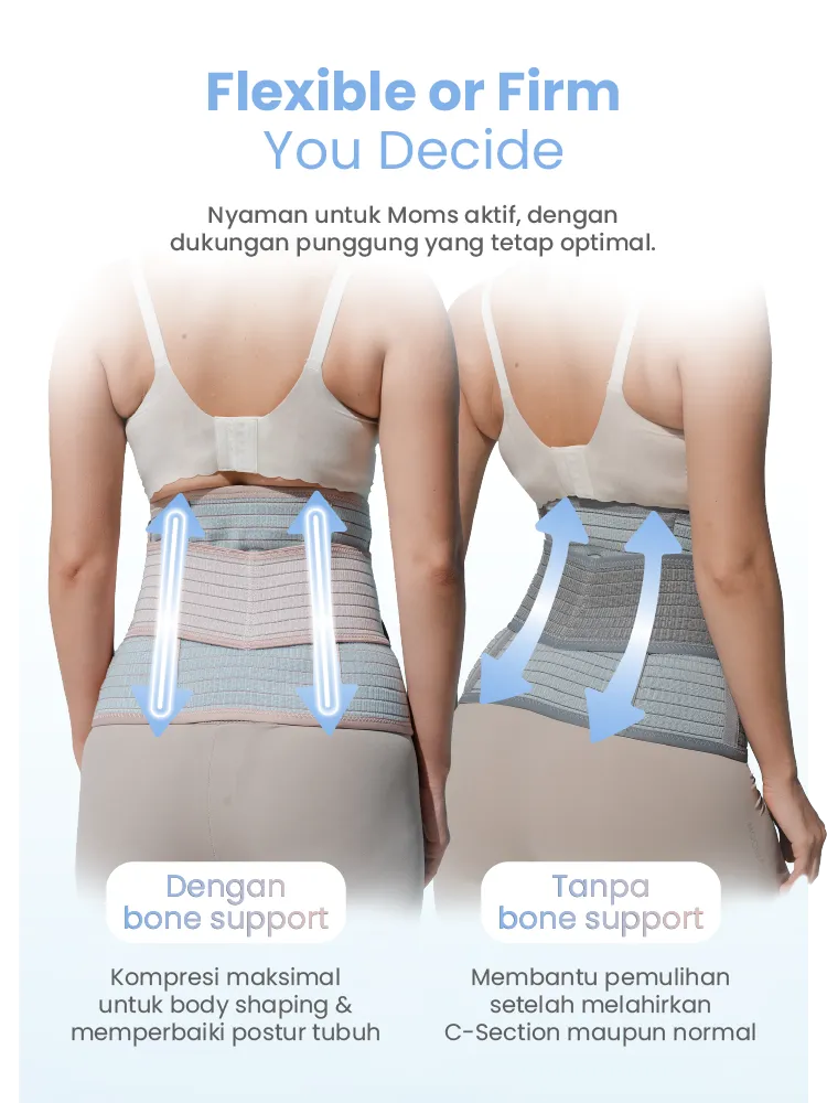 MOOIMOM CoolWeave Bamboo Postpartum Corset description image