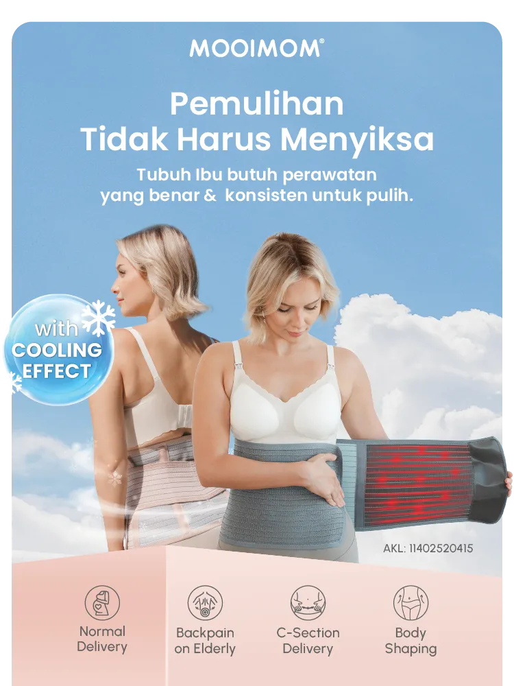 MOOIMOM CoolWeave Bamboo Postpartum Corset description image